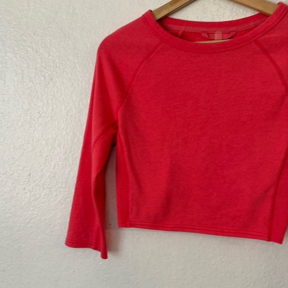 Free People FP Movement Circle Back Crop Top pink size M - Picture 4 of 12